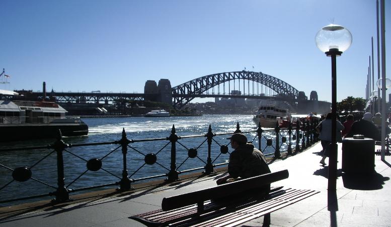 Sydney Harbour Bridge and ferry