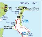 Sydney Palm Beach map
